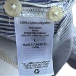 Free Assembly Blue Ruffled Relaxed Blouse Size L Photo 7