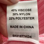 Meshki NWT  CeCe Pink Ribbed Knit Mini Skirt, size M Barbiecore boho Y2K ballet Photo 12