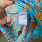 Love The Label Lucette Top, Frenchie Turquoise Print Size: M Blue Size M Photo 3