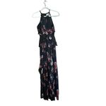 ERIN By Erin Fetherston Maxi Dress 2 Multicolor Floral Tiered Ruffle Olivia Gown Photo 1