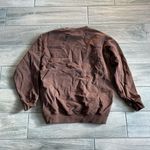 Thirty years brown crew oversized sweatshirt Size 0 Photo 3