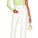 AGOLDE  Criss Cross Straight Jeans White in‎ Element Size 29 Photo 0