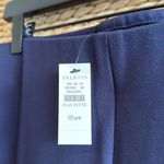 Talbots NWT  Montauk Navy High-Rise Flare Ankle Ponte Knit Career Dress Pant 18WP Photo 3