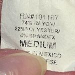 Kim & Cami Women Medium Purple Babydoll Ruffled Peplum Round Neck Sweater Top Photo 8