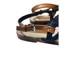 Nautica Sandal Canvas Braided Criss Cross SZ 9 Resort Wear Boating Beachy Pool Photo 8