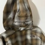 The North Face Morgan TNF Apex Brown Plaid Jacket Small Photo 10