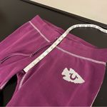 True Religion Y2K soft wide leg sweatpants, pull up elastic waist, magenta L Photo 6