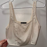 Kendall + Kylie Crop Tank White Photo 0