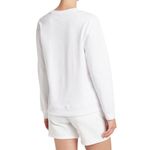 French Connection NWT Love Is Love Pullover Sweatshirt White Small Photo 3
