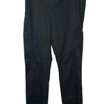 Jaanuu  Black 4 Pocket Scrub Pants Small Photo 0