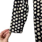 Valentino Silk Knotted Front Polka Dot Dress Black Size 8 Photo 7