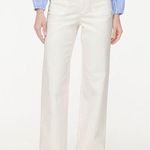 J.Crew Petite Slim Wide Leg Sailor Jean All Day Stretch Retro White US 27 P NWT Photo 0