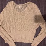 Billabong  Cream Knit Sweater Chunky Shrug Photo 0