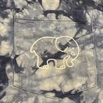 Ivory Ella blue crystallized elephant tie dye short sleeve shirt S Photo 4