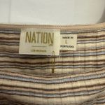 Nation Ltd Babs Tank Size Large In Layer Cake Striped Ribbed Square Neck NWT Photo 4