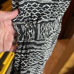 Madewell 100% Silk Black Aztec Kimono Romper Tidalwave Size Small Photo 10