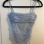 Babaton Aritzia  Luxor Bodysuit Light Blue Photo 1