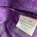 Parker  size medium sleeveless 100% silk purple mini dress‎ fitted waist Photo 4