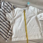 Market & Spruce  2 Pack Tanner Boxy Cotton Blend Tee Beige Medium NWT Photo 7