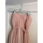 Birdy Grey  Tulle Strapless Gown Rose Quartz Medium M Photo 4