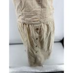 Banana Republic Dress Women Ivory Midi Button Front Size 18 Old Money Yacht Photo 4