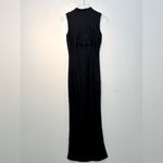La Perla Black Maxi Mohair Wool Blend Sleeveless Sheath Dress Size 42 Photo 10