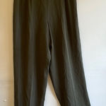 Josephine Chaus  Women’s Dark Green Dress Pants 100% Linen Photo 0