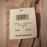 NWT 89th Madison Women Pastel Pink Open Cardigan Office Business Casual M Medium Photo 4