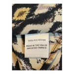 Roan + Ryan Diamond Print Sleeveless‎ Mock Neck Blouse Top Women Size Medium Black Photo 8