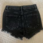  Zara Hi rise denim/jean shorts black size US 4 Photo 1