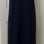 Aritzia Y2K Flowy BLACK LACE Trim MAXI SLIP DRESS Coquette M BABATON NAVY HOCO Photo 0