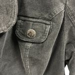 Fashion Bug Vintage Corduroy Charcoal Cotton Stretch Gray Blazer Jacket Size 6 Photo 3