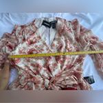 EXPRESS  Pink and Cream Floral Romper Photo 8