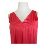 Vanity Fair  Chemise Coral Floral Pink Slip Medium‎ Photo 3