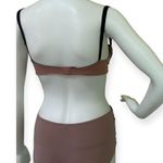 Moschino Vintage Rose & Black Lace Unwire Bra Set with Gilded Gold "Heart" Accent Photo 6