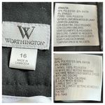 Worthington  Pencil Straight Skirt Classic Black Stretch Women’s Plus Size 16 Photo 6