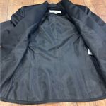 Oleg Cassini Vintage  Black Dress Set Suit With Skirt Office Sz 8 Satin Elegant Photo 11