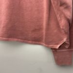 Old Navy Women's Dusty Rose Mauve Oversized Cropped Sweatshirt Size M Photo 4