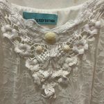 Queen Esther White Lace Sleeveless beaded adjustable straps Top Photo 2