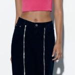 ZARA  limited edition sweetheart neckline crop top Photo 0
