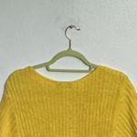 Knit Street Yellow Short Sleeve Sweater Sz S NWT Photo 5