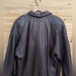 Vintage Vakko Size Small Oversized Soft Chocolate Brown Leather Longline Jacket Photo 6