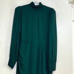 Reformation  Aude Long Sleeve Smocked Turtleneck Dress Photo 3