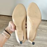 Max Mara Nude Leather Open Toe Heels EU Size 39 Photo 9