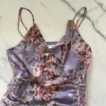 Anthropologie Anthro ASTR Kiana ruffle maxi dress Sz Large Lavander floral fairy core feminine Photo 5