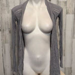 Candie's Candie’s gray cardigan sweater size small Photo 0