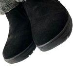 Khombu Boots JESSICA Outdoor Black Suede Faux Fur Ankle Boots Women’s Size 7M Photo 6