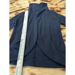 Clorinda‎ Cardigan Sweater Merino Wool Blend Black Small Made in Italy Designer Photo 2