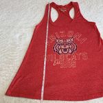 Heather Red Racer Back University of Arizona Wildcats Tank Top Size Small Photo 7