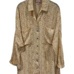 Show Me Your Mumu  Johns Button Down Shirt in Desert Snake Beach Coastal Size M Photo 3